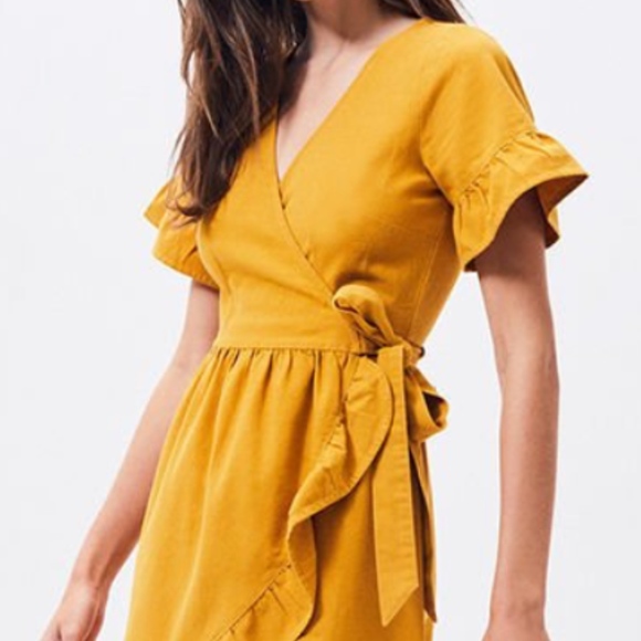pacsun wrap dress